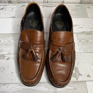 Florsheim Medium Brown Leather Tassel Loafer Dress Shoes Men’s 8D